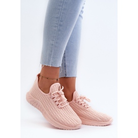 Zapatillas Deportivas Mujer Tejido Ligero Rosa Xalara rosado 2