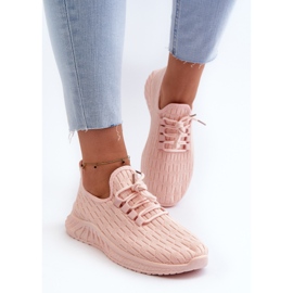 Zapatillas Deportivas Mujer Tejido Ligero Rosa Xalara rosado 4