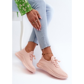 Zapatillas Deportivas Mujer Tejido Ligero Rosa Xalara rosado 6
