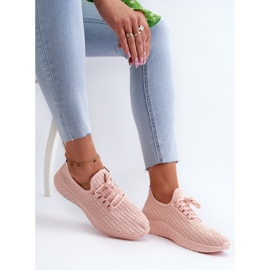 Zapatillas Deportivas Mujer Tejido Ligero Rosa Xalara rosado 7