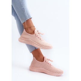 Zapatillas Deportivas Mujer Tejido Ligero Rosa Xalara rosado 8