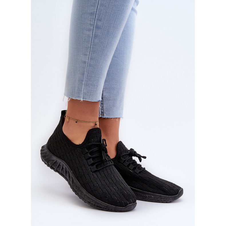 Zapatillas Deportivas Mujer Tejido Ligero Negro Xalara 2 Zapatillas Deportivas Mujer Tejido Ligero Negro Xalara 2