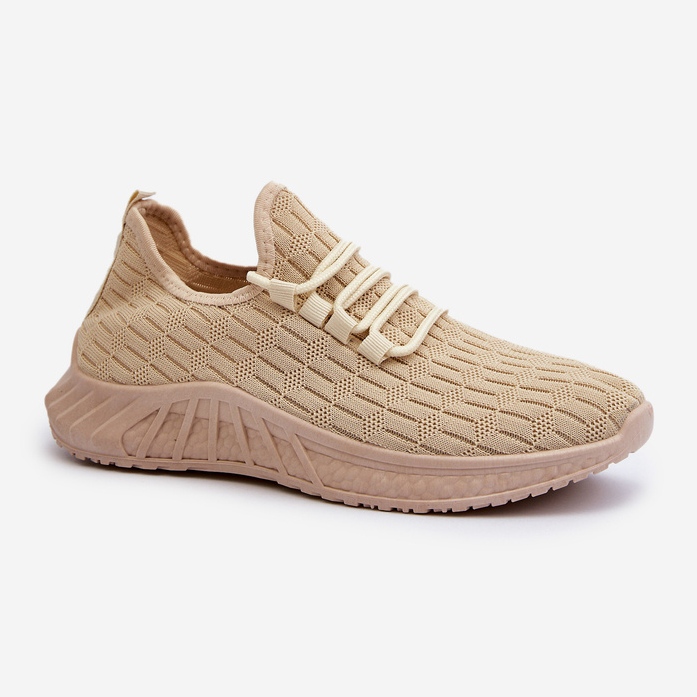Deportivas Mujer Ligeras de Tela Beige Xalara 1