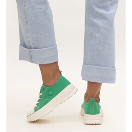 Zapatillas verdes masivas Big Star NN274130 3