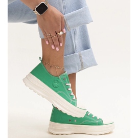 Zapatillas verdes masivas Big Star NN274130 1