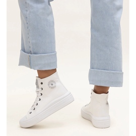 Zapatillas altas blancas Big Star LL274A183 blanco 2