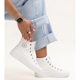 Zapatillas altas blancas Big Star LL274A183 blanco 3