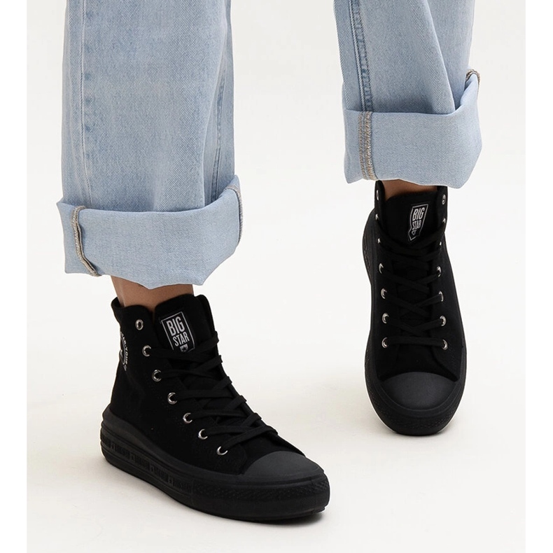 Zapatillas altas negras Big Star LL274A182 negro 1