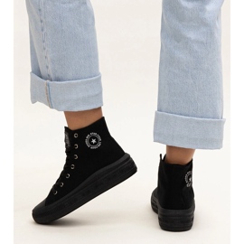 Zapatillas altas negras Big Star LL274A182 negro 2