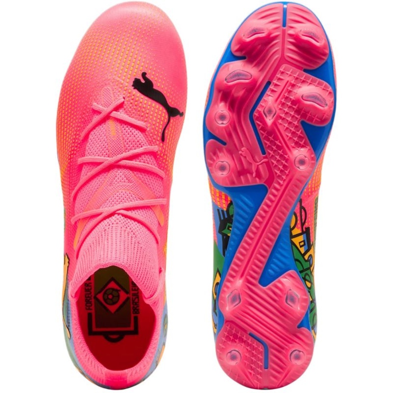 Zapatillas de fútbol Puma Future 7 Match Njr FG/AG M 107840 01 rojo 1