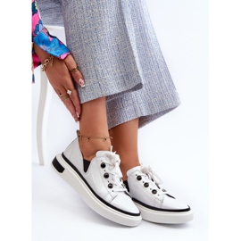 S.Barski Zapatillas Mujer Charol D&amp;A LR535 Blanco 7