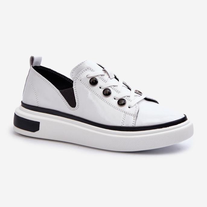 S.Barski Zapatillas Mujer Charol D&A LR535 Blanco 1 S.Barski Zapatillas Mujer Charol D&A LR535 Blanco 1