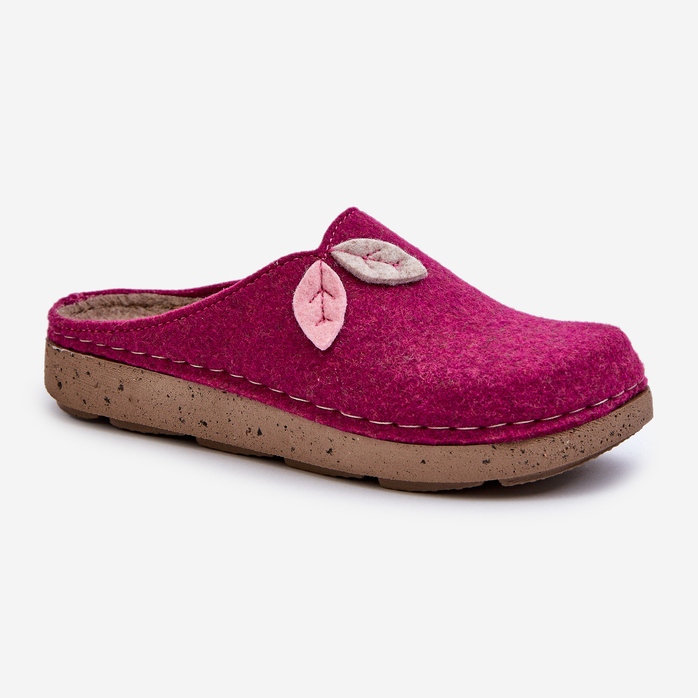 Pantuflas de Fieltro Mujer Inblu ED000013 Fucsia rosa 1