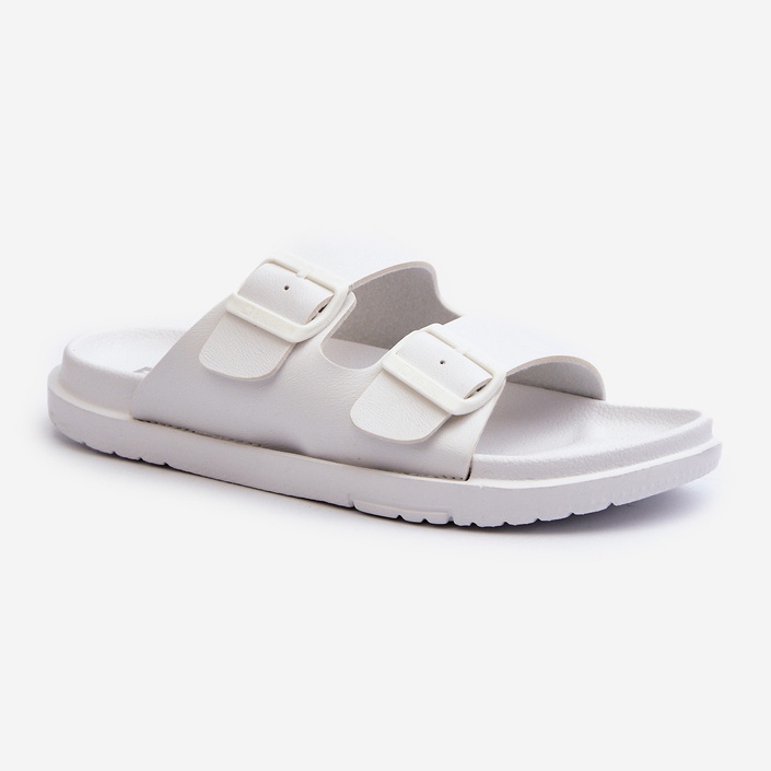 Chanclas Mujer Espuma Ligera Con Hebillas Big Star NN274A751 Blanco 1