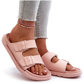 Chanclas Mujer Espuma Ligera Con Hebillas Big Star NN274A753 Rosa rosado 9