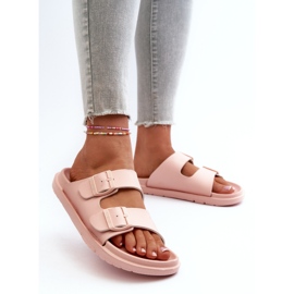 Chanclas Mujer Espuma Ligera Con Hebillas Big Star NN274A753 Rosa rosado 3