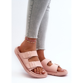 Chanclas Mujer Espuma Ligera Con Hebillas Big Star NN274A753 Rosa 2