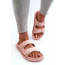 Chanclas Mujer Espuma Ligera Con Hebillas Big Star NN274A753 Rosa rosado 4