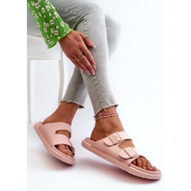 Chanclas Mujer Espuma Ligera Con Hebillas Big Star NN274A753 Rosa rosado 7