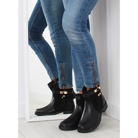 Botas negras mujer Y8567 negro 1
