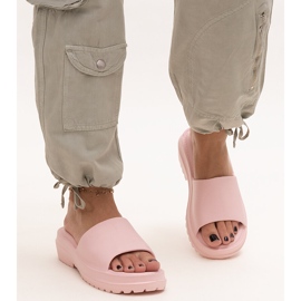 Chanclas rosas con suela gruesa de Soiza rosado 4