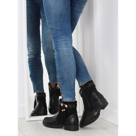 Botas negras mujer Y8567 negro 4