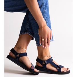 Sandalias sport azul marino Big Star DD274A283 2