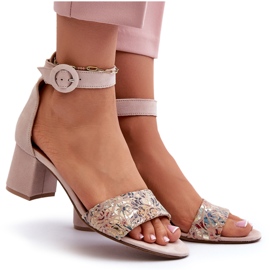 Sandalias Tacón Ante Maciejka 04141-49 Beige 9