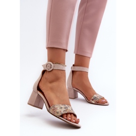 Sandalias Tacón Ante Maciejka 04141-49 Beige 3