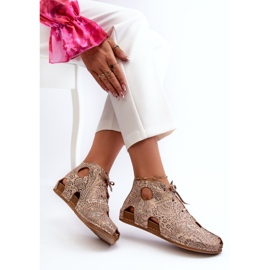 Botines Piel Estampados Maciejka 03426-02 Beige 6