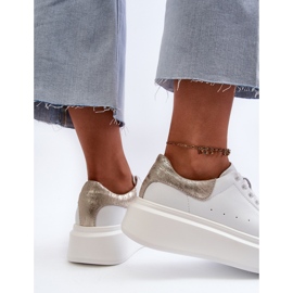 S.Barski D&amp;A Zapatillas Mujer Plataforma LR568 Blanco 8