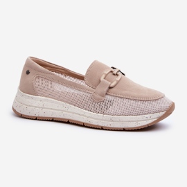 S.Barski Mocasines Mujer Ante D&A TW210 Beige 1 S.Barski Mocasines Mujer Ante D&A TW210 Beige 1