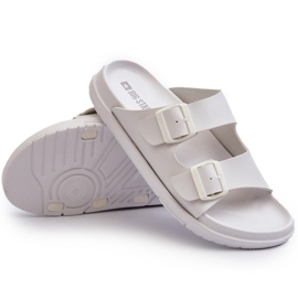 Chanclas Ligeras De Hombre Con Hebillas Big Star NN174594 Blanco 7