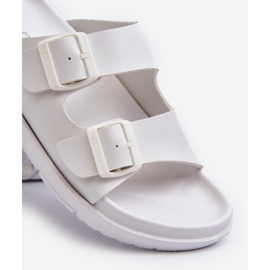 Chanclas Ligeras De Hombre Con Hebillas Big Star NN174594 Blanco 3