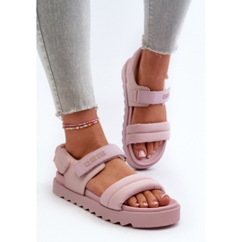 Sandalias Plataforma Mujer Big Star NN274753 Rosa rosado 10