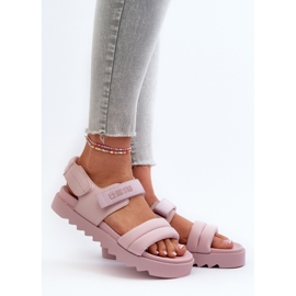 Sandalias Plataforma Mujer Big Star NN274753 Rosa rosado 8