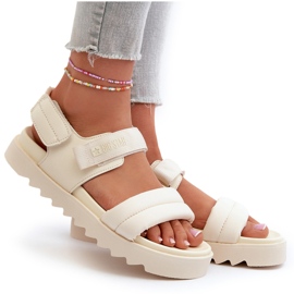 Sandalias Plataforma Mujer Big Star NN274751 Beige 10