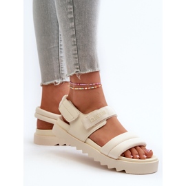 Sandalias Plataforma Mujer Big Star NN274751 Beige 6