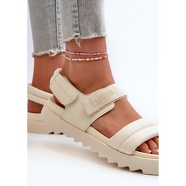 Sandalias Plataforma Mujer Big Star NN274751 Beige 7