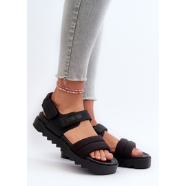Sandalias de Mujer con Plataforma Big Star NN274750 Negro 3