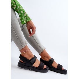 Sandalias de Mujer con Plataforma Big Star NN274750 Negro 9