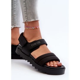 Sandalias de Mujer con Plataforma Big Star NN274750 Negro 7
