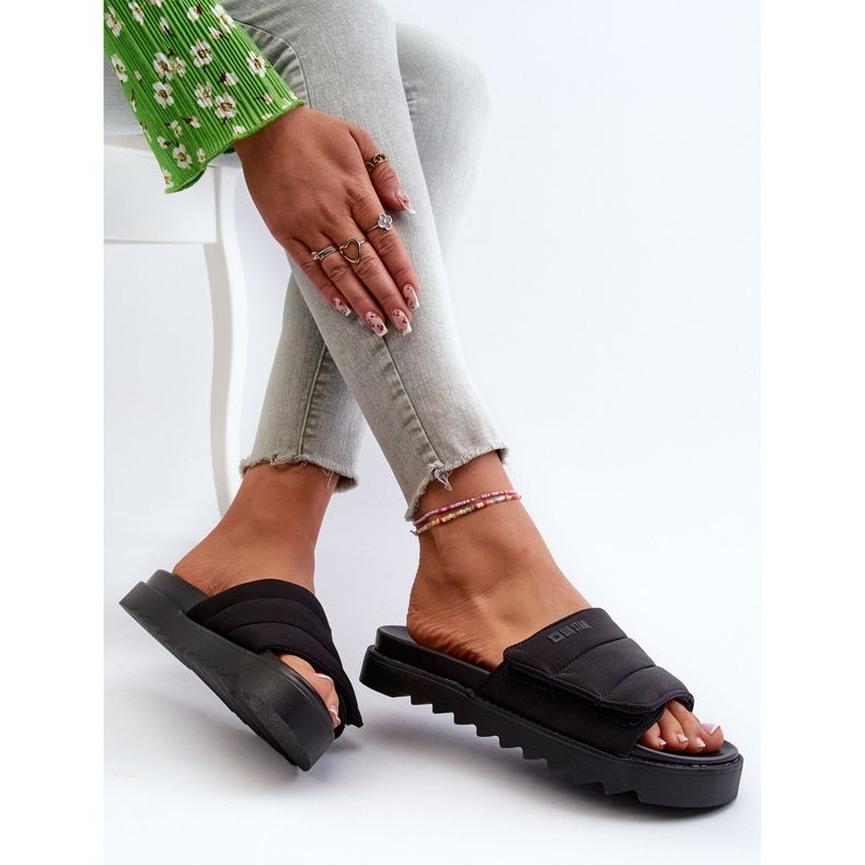 Chanclas Mujer Plataforma Big Star NN274772 Negro 1