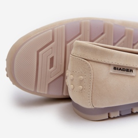 Mocasines Mujer Piel Ecológica Beige Claro Celoria 8