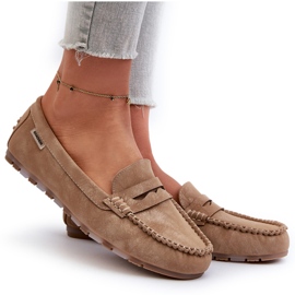 Mocasines Mujer Piel Ecológica, Marrón Celoria 12