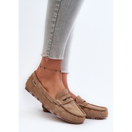 Mocasines Mujer Piel Ecológica, Marrón Celoria 5