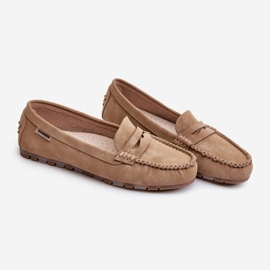 Mocasines Mujer Piel Ecológica, Marrón Celoria 9