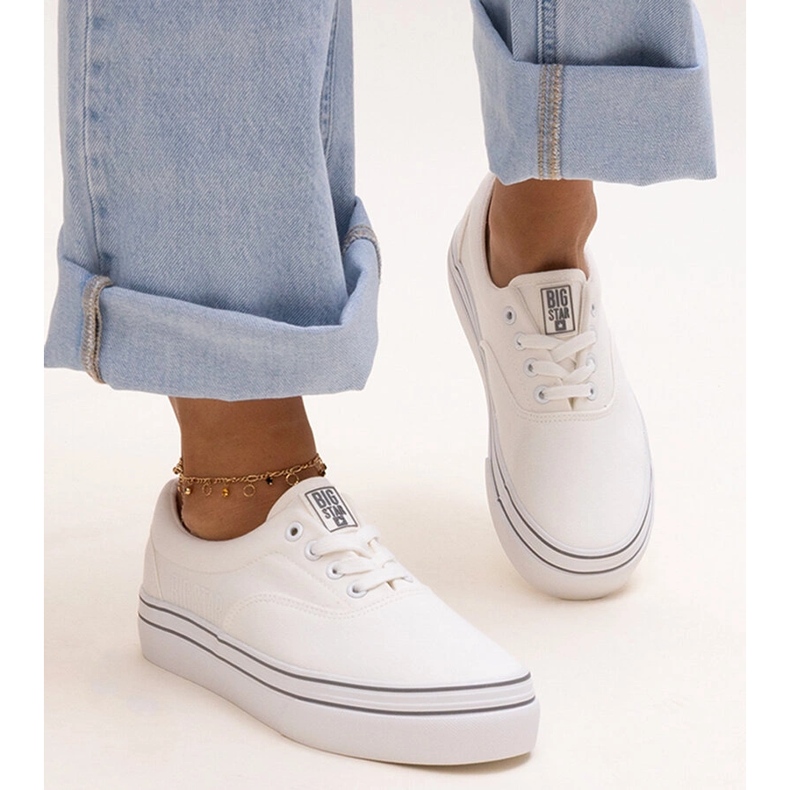 Zapatillas blancas Big Star LL274228 101 blanco 1 Zapatillas blancas Big Star LL274228 101 blanco 1