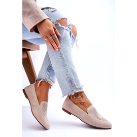 S.Barski Beige freenwork de gamuza femenina 4 S.Barski Beige freenwork de gamuza femenina 4