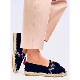 Alpargatas boho con flecos Birna Black negro 2